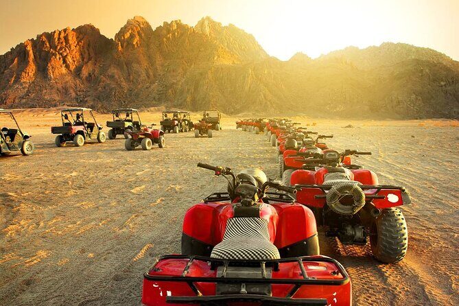 Sunset quad tour & Eco Mountain with dinner in Sharm El Sheikh - Key Points