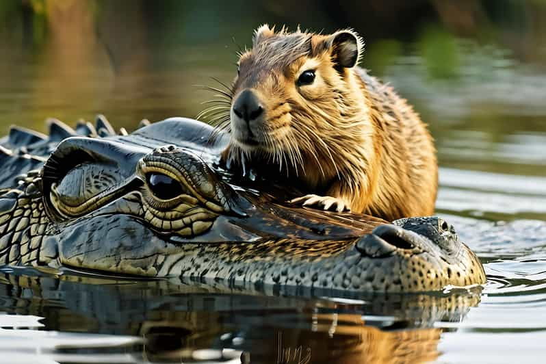 sunset-safari-alligators-and-capybaras