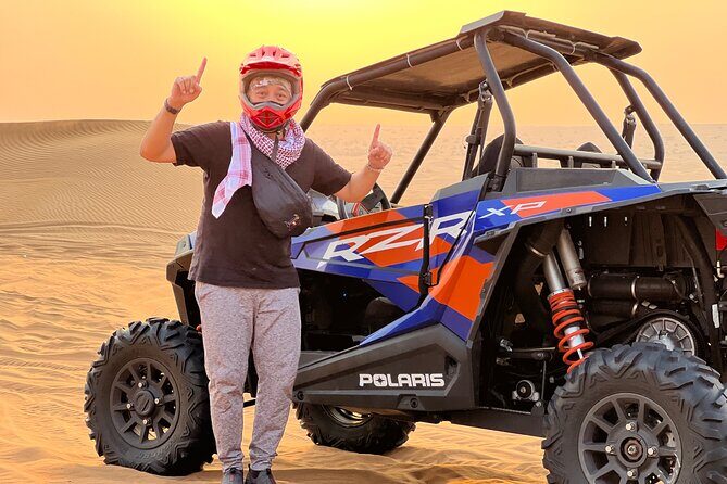 Sunset Safari with BBQ Dune Drive Camel Ride & Dune Buggy option - The Desert Photo Stop