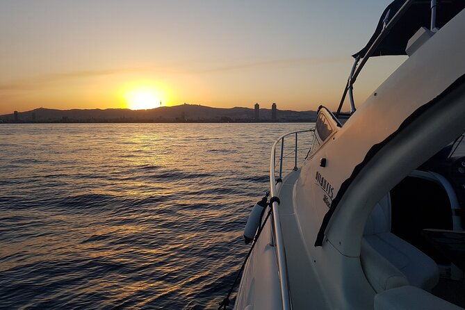 sunset-yacht-ride-in-barcelona-snacks-and-drinks