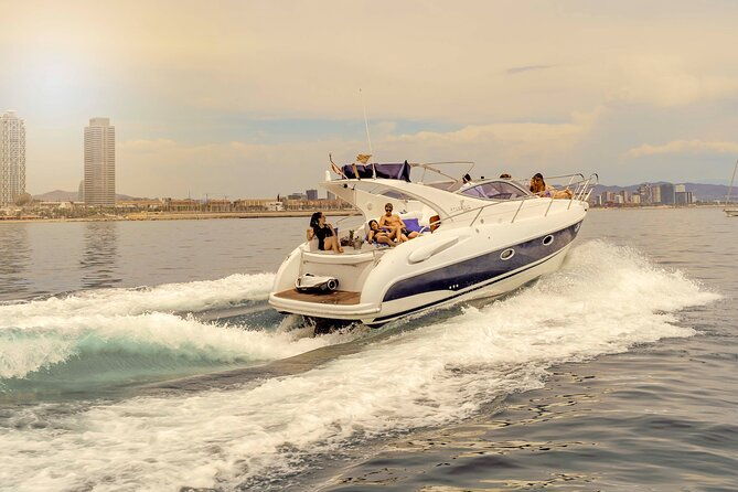 sunset-yacht-ride-in-barcelona-snacks-and-drinks