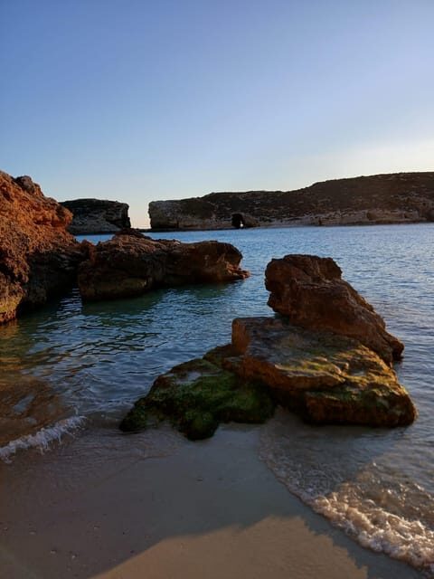 Sunset:Blue Lagoon, Crystal Lagoon,Malta Private Speedboat - Key Points