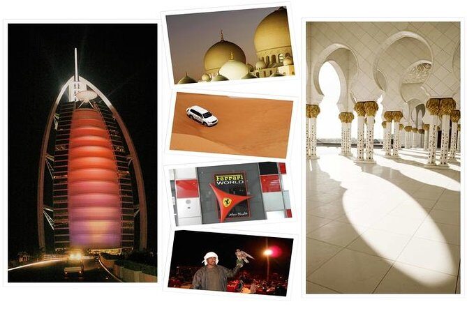 Super Saver 03 Tour Combo: Abu Dhabi - Dubai - Desert Safari - Key Points