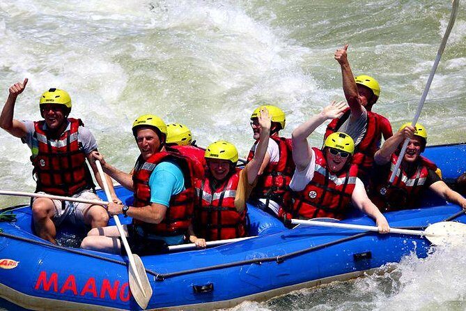 Swim Below the Victoria Falls Sprays Plus Zambezi Rafting - The Experience on the Water