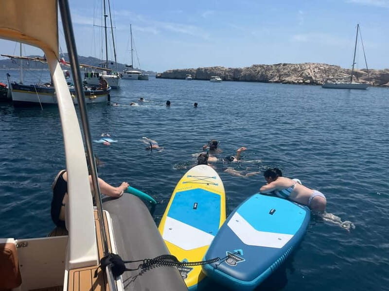 Swimming and snorkeling in the Frioul creeks - Key Points