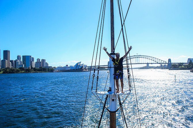 Sydney Harbour Tall Ship Laser Clay Shooting with Mast Climb - A Complete Look at the Sydney Harbour Tall Ship Tour