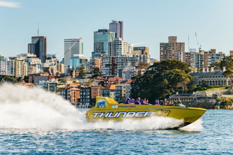 Sydney Harbour: Thunder Thrill Jet Boat Ride - The Thrills & Maneuvers  