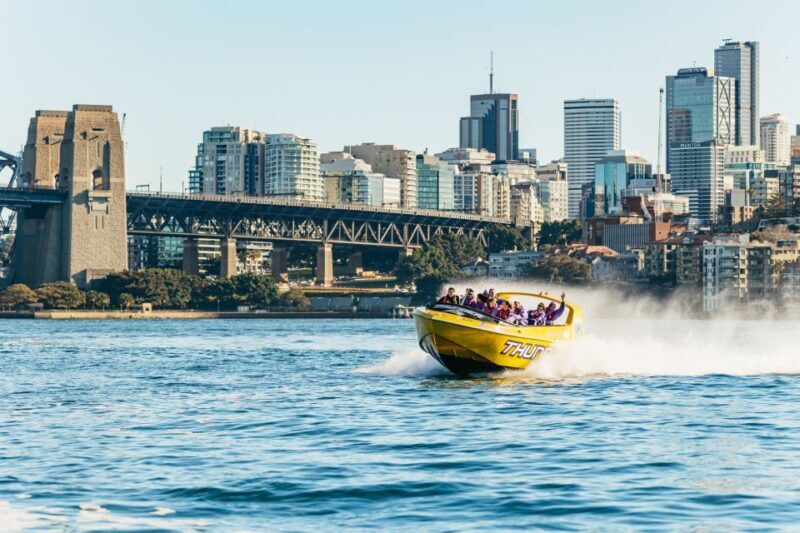 Sydney Harbour: Thunder Thrill Jet Boat Ride - The Wet & Wild Ending  