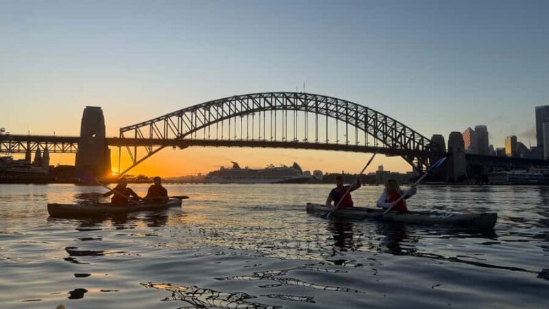 Sydney Sunset Private Kayak  Opera House & Harbour Bridge - Key Points