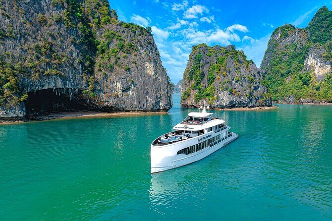 Symphony Luxury Cruise Day Tour from Halong Harbor with Pickup - Key Points