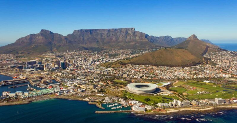 Table Mountain and Robben Island. - Key Points