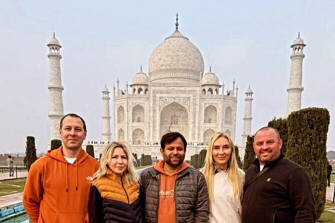 Taj Mahal and Agra Private Day Car Tour from Delhi with 5* Meal - First Stop: The Taj Mahal