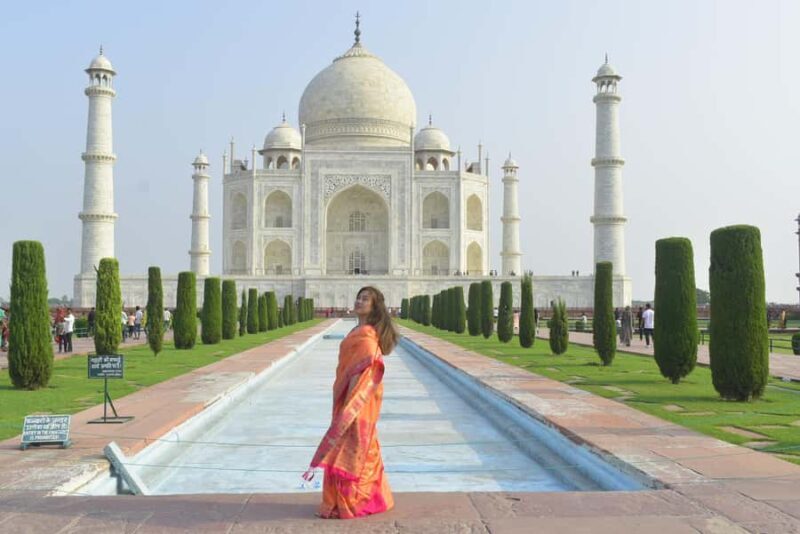 Taj Mahal Sunrise Tour from Delhi with Elephant Conservation - Lunch and Return Journey
