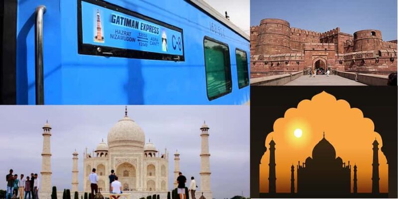 Taj Mahal Tour w/ High-Speed Train Experience -All Inclusive - Key Points