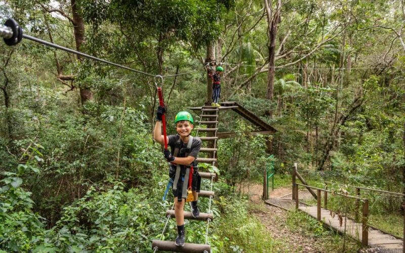 Tamborine Mountain: TreeTop Challenge Adrenaline Pass - Key Points  