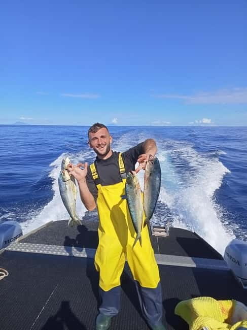 TAORMINA:CATAMARAN FISHING TRIP WITH ROY FISHING - In The Sum Up