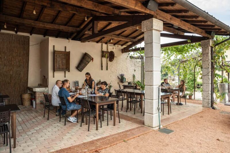 Tasting in the cellar, in Caprino Veronese, Pesina. - The Wines and Their Significance
