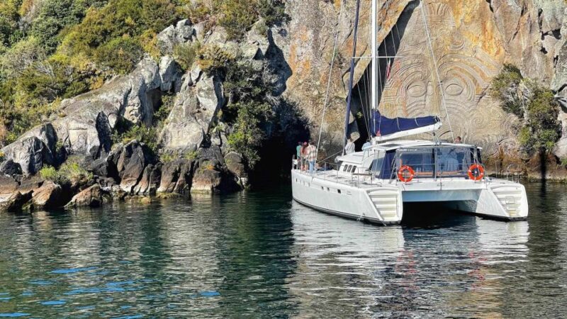Taupo: Mori Rock Carvings Lake Taupo Catamaran Tour - Practical Details and Value