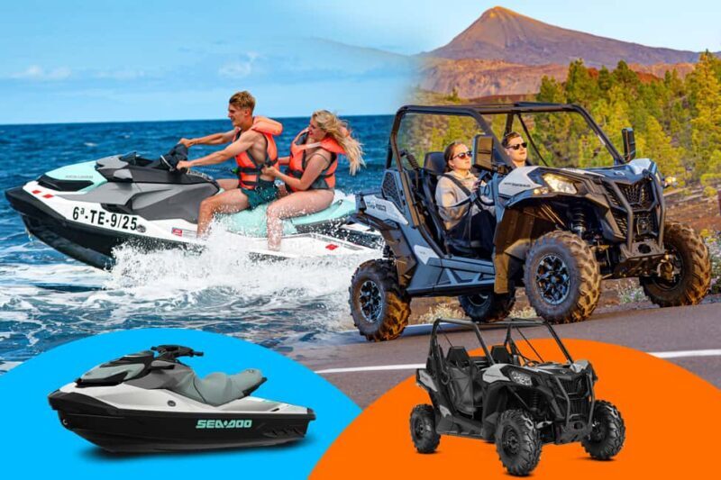 Tenerife: Water Jet Ski/Teide Mountain Buggy Adventure Combo - A Closer Look at the Tenerife Adventure Combo