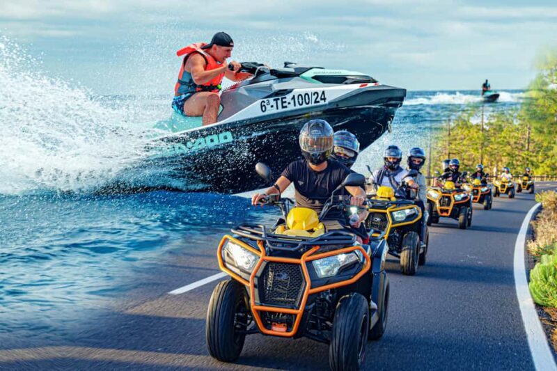 Tenerife: Water Jet-Ski / Teide Volcano Quad Safari Combo - An exhilarating way to explore Tenerife’s diverse landscape