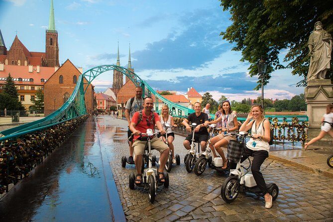 The Grand E-Scooter (3 wheeler) Tour of Wroclaw - everyday tour at 9:30 am - Itinerary Breakdown: What to Expect at Each Stop