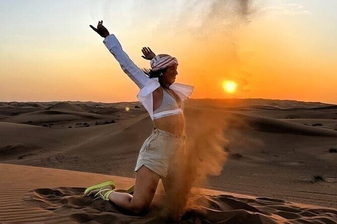 Thrilling dune bashing with VIP Desert camp delicious BBQ & shows - Key Points
