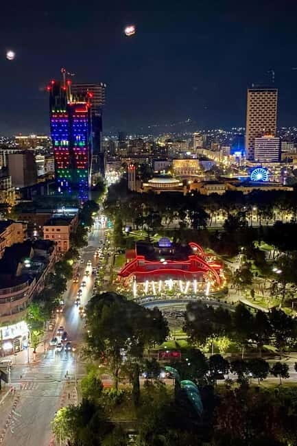 Tirana Walking Tour - Panoramic Views from the Clock Tower  