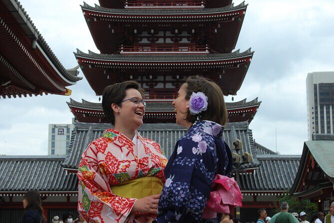 Tokyo: Asakusa temple photo shooting tour wearing kimono - Key Points