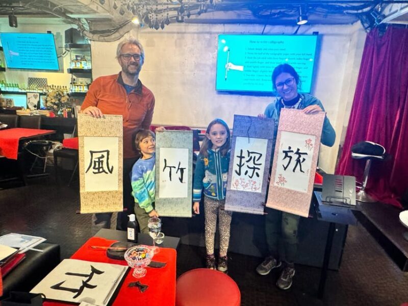 Tokyo: Calligraphy on Kanji Fan & Scroll with Drink - Why Travelers Rave About This Tour