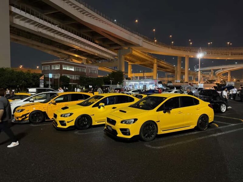 Tokyo: Daikoku PA & Shibuya Private Tour in a WRX STI 550Hp - Cruising Tokyos Nightlife