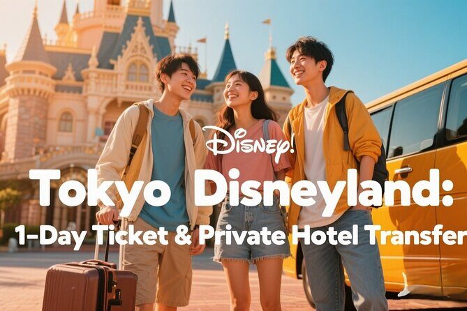 Tokyo Disneyland: 1-Day Ticket & Private Hotel Transfer - Key Points
