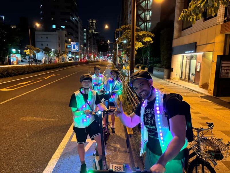 Tokyo: E-Scooter Ride & Night Tour to Tokyo Tower - Authentic Feedback from Travelers