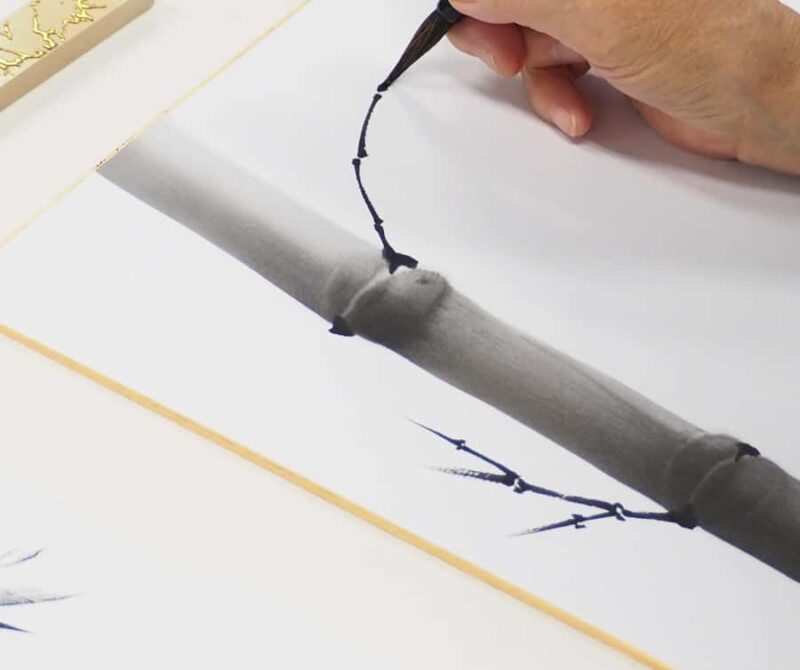 Tokyo: Japanese Ink Painting Workshop in Shibuya - The Experience Details