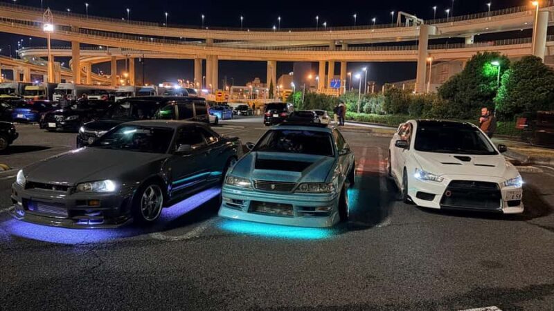 Tokyo JDM Night Drive: Daikoku Meets and Hidden Car Culture - Experiencing Tokyo’s Legendary JDM Night Scene