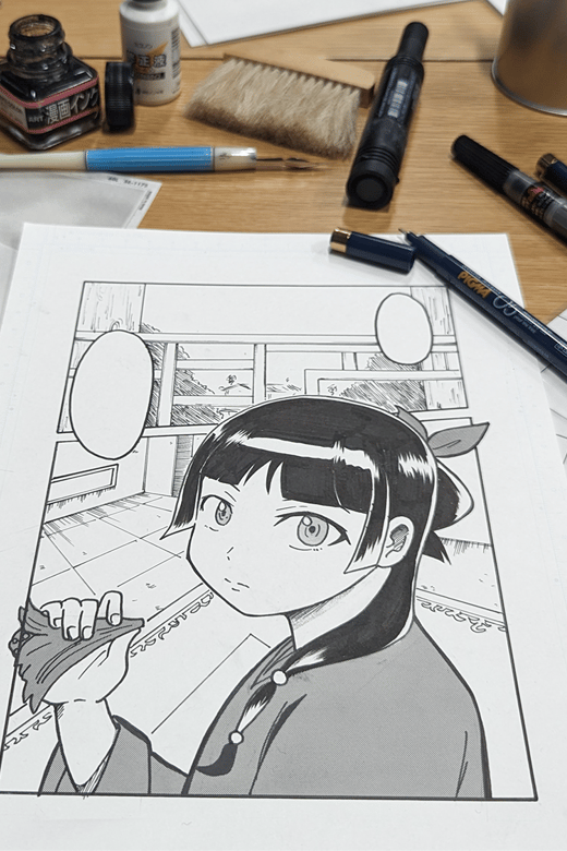 tokyo-manga-drawing-workshop-guided-by-pro-manga-artist