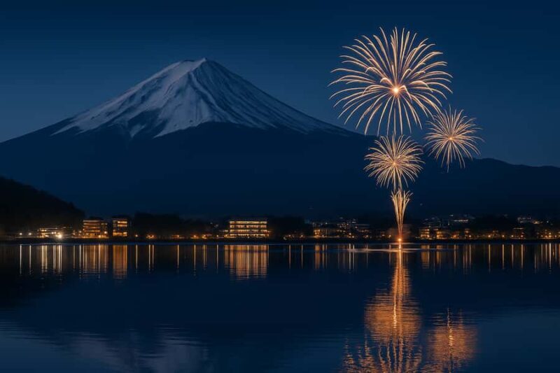 Tokyo: Mt. Fuji & Lake Kawaguchiko Winter Fireworks Tour - A Balance of Scenic Beauty and Cultural Charm