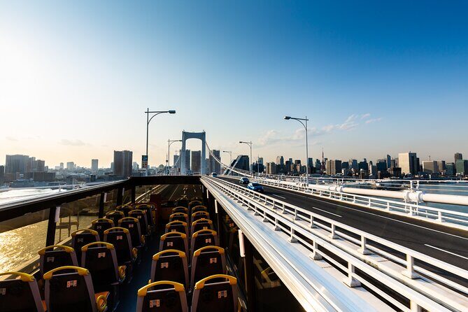 Tokyo: Open Top Sightseeing Bus with Audio Guide - Key Points