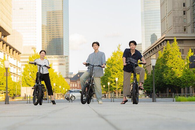Tokyo: Private E-Bike Tour of the Imperial Palace Area - Landmark Stops and Highlights