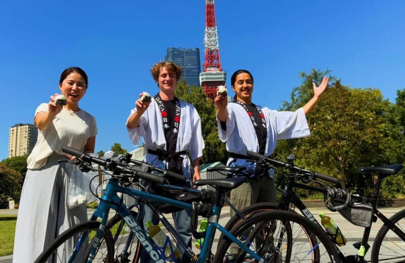 Tokyo: Rice Ball Making Class and Bike Tour of Local Areas - Key Points