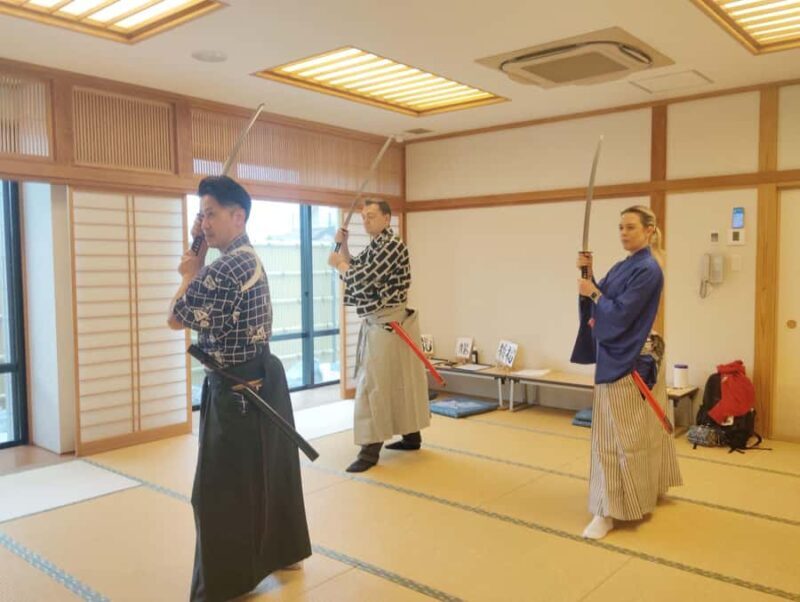 Tokyo Samurai Sword & Calligraphy Experience with Kimono - Key Points