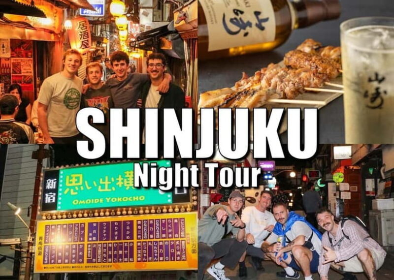 Tokyo: Shinjuku Night Tour with 6 dish & all-you-can-drink - FAQ