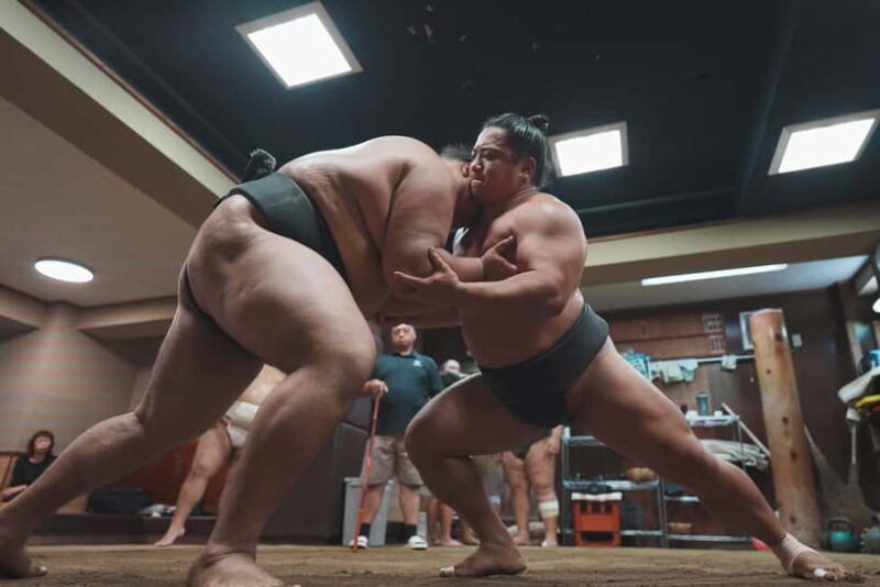 Tokyo: Sumo Keiko Training Tour with Audio Guide & Photo - A Closer Look at the Sumo Keiko Training Tour