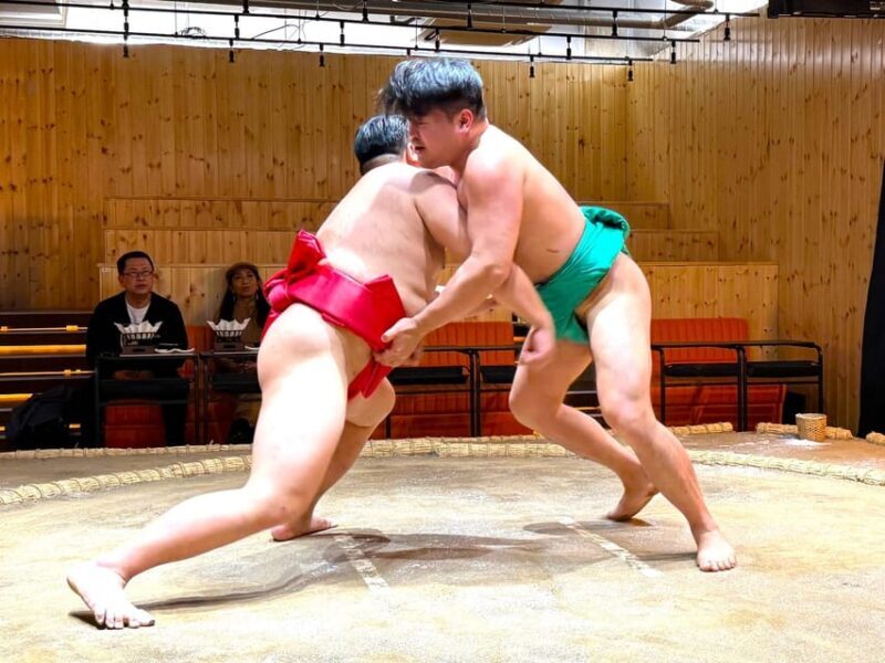 Tokyo: Sumo Show Experience with Chicken Hot Pot and a Photo - Souvenirs and Photo Opportunities