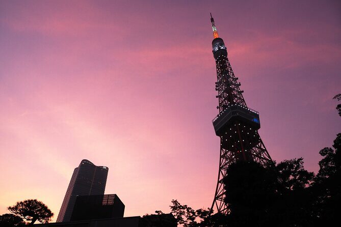 Tokyo Tower Sunset Shared Tour - Key Points