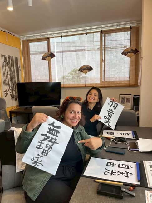 Tokyo:Calligraphy &Make your original folding fan in Asakusa - Key Points