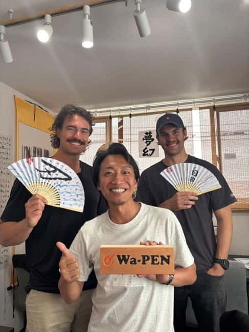 Tokyo:Calligraphy &Make your original folding fan in Asakusa - Authentic Insights from Past Participants