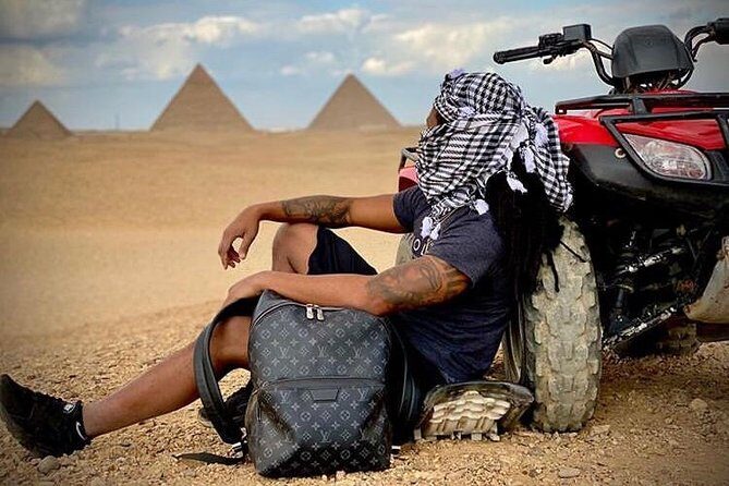 Top rated ATV quad bike at the Desert of Giza Pyramids - Key Points
