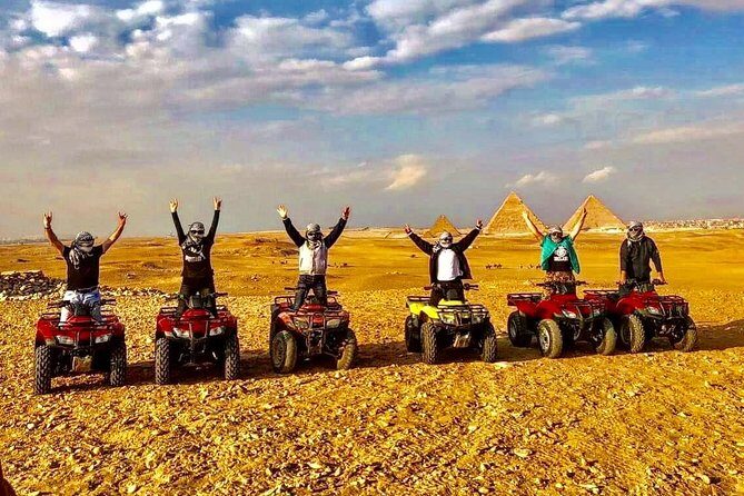 Top rated ATV quad bike at the Desert of Giza Pyramids - The Sum Up