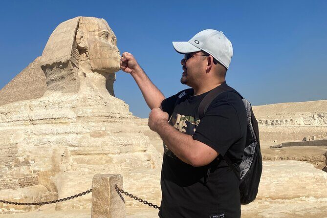 Top Rated Giza Pyramids,Sphinx,Camel ride,lunch & inside pyramids - Key Points