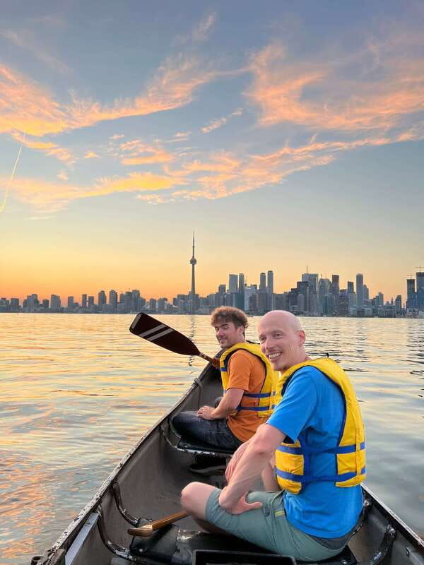 toronto-islands-sunset-canoe-tour